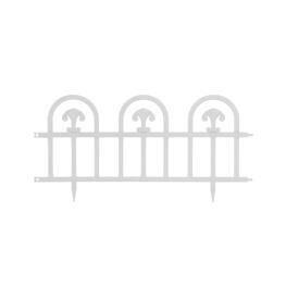 Bordura / Gard pentru Patul de Flori 60 x 30 cm - Alb