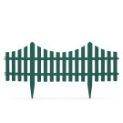 Bordura / Gard pentru Patul de Flori 60 x 33 cm - Verde (10 buc.)