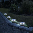 Lampa Solara LED - Forma Patrata - 10 x 10 x 2,5 cm