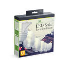 Lampion Solar cu LED 21 x 32 cm - Alb