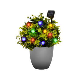 Sir de Lumini Solare LED - Model Floral - Colorat - 2 m