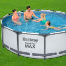 Piscina Bestway Steel Pro Max Ground Pool cu Cadru Metalic si Accesorii - 366 x 76 cm