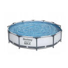 Piscina Bestway Steel Pro Max Ground Pool cu Cadru Metalic si Accesorii - 366 x 76 cm