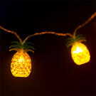 Ghirlanda LED - Ananas - 1,65 m - 10 LED - Alb cald - 2 x AA