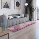 Covor cu Blana Artificiala - 50 x 160 x Roz