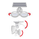 Reflector Solar Phenom Motion cu Senzor si Cap Rotativ - 206 x 220 x 167 mm