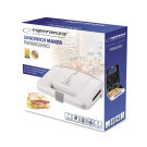 Sandwich Maker - Esperanza Parmigiano EKT010W - Alb