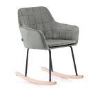 Scaun Balansoar Tapitat - Stil Scandinav „Isla”