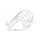 Cadru Sera de Gradina - 6 x 3 x 2 m