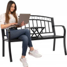 Banca GardenLine cu Masa Extensibila - 127 x 53 x 84 cm - Negru