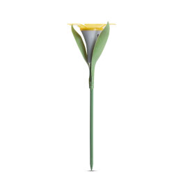 Floare Solara cu Tarus - 30 x 10 cm - LED Alb