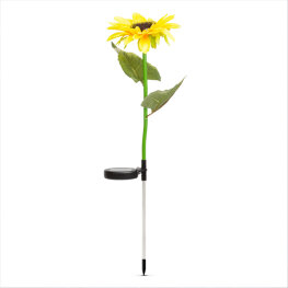 Lampa Solara cu Tarus - Floarea Soarelui - 75 cm - 8 LED Alb Cald