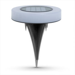 Lampa Solara LED cu Tarus - Rotunda - LED Alb Cald - 150 x 128 mm
