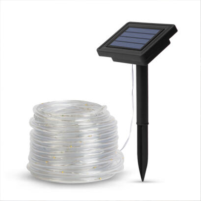 Lampa Solara tip Cablu - 4,9 m - Alb Cald