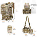 Rucsac Militar - Camuflaj - 50 L