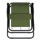 Scaun Pliabil de Camping cu Cotiere - 52 x 44 x 75 cm - Verde