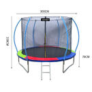 Trambulina Rippey cu Plasa de Protectie si Scara - 305 cm - Multicolor