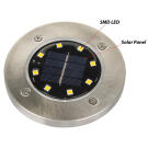 Set Lampi Solare LED Rotunde - 4 buc - 12,8 x 12 cm