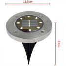 Set Lampi Solare LED Rotunde - 4 buc - 12,8 x 12 cm