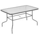 Set Mobilier de Gradina - Masa + 4 Scaune + Umbrela - Gri