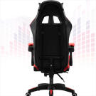 Scaun Gamer cu Perne - Alb-Negru