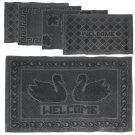 Covoras de Intrare din Cauciuc - 40 x 60 cm - Negru