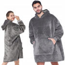 Patura-Hanorac 2 in 1 - Oversized - Gri