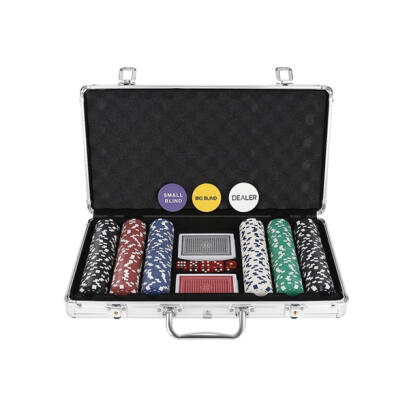 Set de Poker cu Geanta - 300 Jetoane