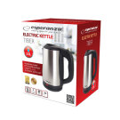 Elektromos vízforraló (2,5 L) - Esperanza Tiber EKK036X - Inox rozsdamentes acél