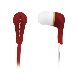 Fülhallgató - Esperanza Lollipop EH146R - Piros