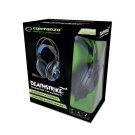 Gaming fejhallgató mikrofonnal - Esperanza Deathstrike EGH420B - Kék