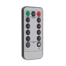 Karácsonyi USB fényfüggöny távirányítóval - Hideg fehér (108 LED)