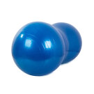 Széles fitnesz labda pumpával - 90 cm - Kék
