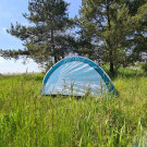 Trizand strandsátor - 200x120x110 cm - Kék, FehérTrizand strandsátor - 200x120x110 cm - Kék, Fehér
