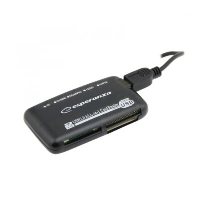 USB kártyaolvasó - Esperanza All In One EA117