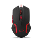 Vezetékes gaming egér háttérvilágítással - Esperanza Fighter EGM205R - Piros
