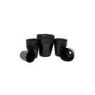 Set Ghivece pentru Plantare (100 buc.) 9 x 6,5 x 7,8 cm - Negru