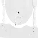 Masuta de Toaleta cu Iluminare LED, Oglinda Ovala si Scaun
