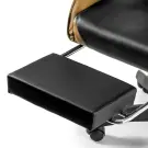 Scaun Gaming cu Suport Picioare - Negru-Auriu
