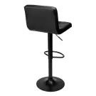 Scaun Modern de Bar cu Inaltime Reglabila - Negru