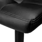 Scaun Modern de Bar cu Inaltime Reglabila - Negru