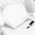 Scaun Gamer cu Suport pentru Picioare, pentru Copii - Alb