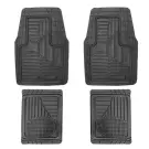 Set Covorase Universale din Cauciuc Auto - 72 x 47 cm, 71 x 43,5 cm - PVC - Negru