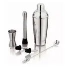 Set Mixer Barman Profesional din 17 Piese - Shaker, Suport - pentru Cocktailuri