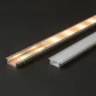 Profil de Aluminiu în Formă de U pentru Benzi LED, 2000 mm