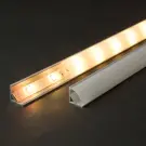Profil LED din Aluminiu cu Capac Opal de Policarbonat - 1000 mm