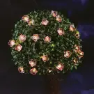 Ghirlanda Solara cu Flori - 2,4 m - 25 LED - Alb Cald
