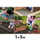 Folie de Acoperire Neagră Rezistentă la Buruieni - 1,5 x 5 m - 50 g/m2