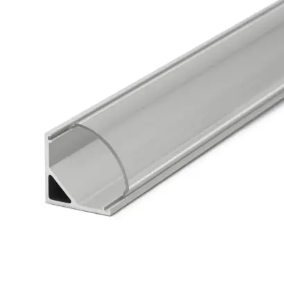 Profil de Aluminiu LED Colț - 2000 x 16 x 16 mm