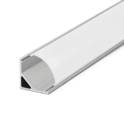 Profil LED din Aluminiu cu Capac Opal de Policarbonat - 1000 mm